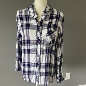 RAILS Hunter Plaid Flannel Button Down Shirt